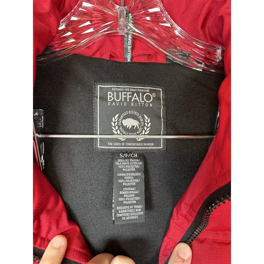 Buffalo David Bitton Puffer Vest Red‎ Men's Small